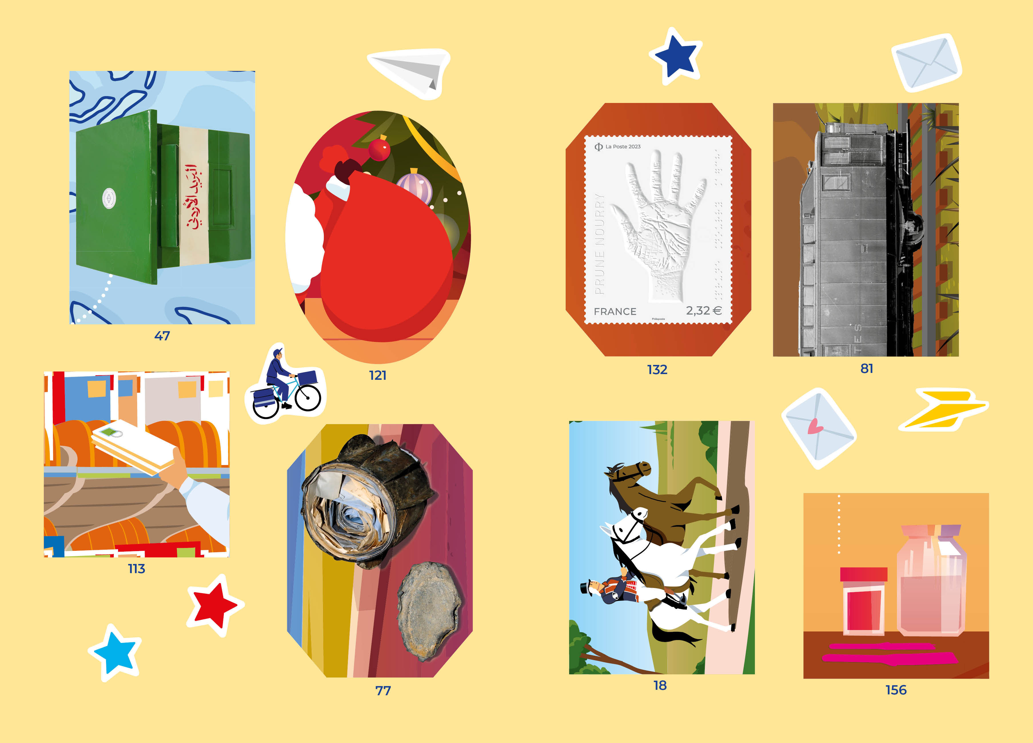 Collector autocollants interieur.